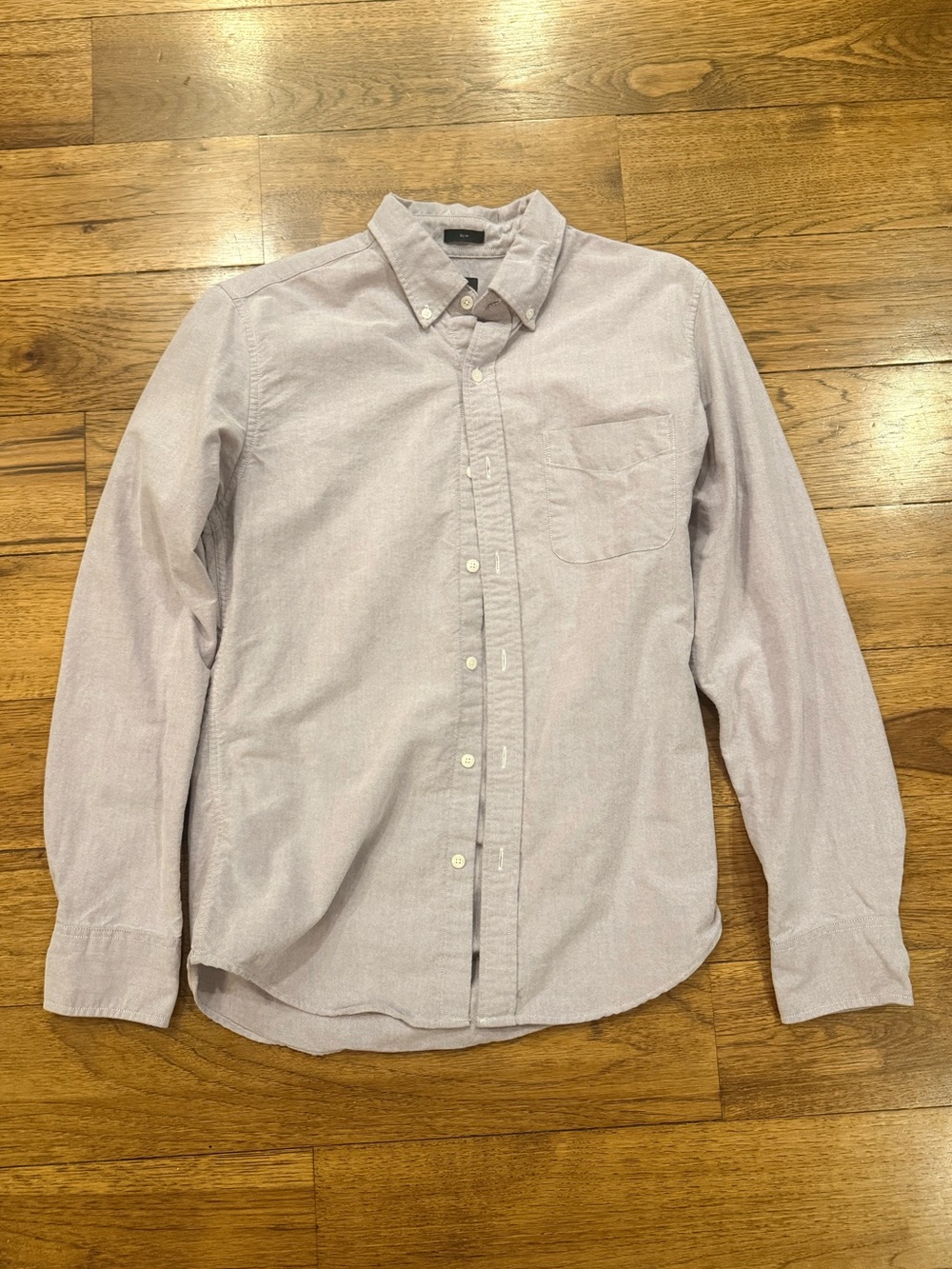 J Crew Button-Down Men's Shirt in Light Lavender